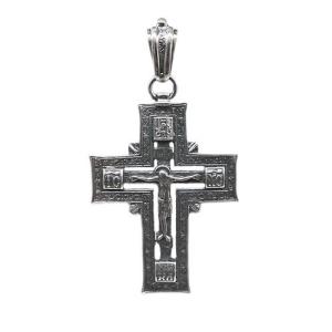 Крест из серебра КРЛ402-01-23