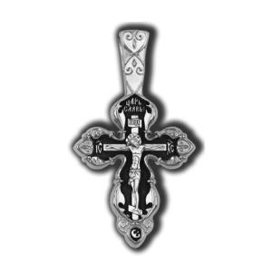 Крест из серебра 473-18020