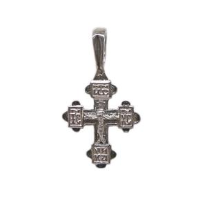 Крест из серебра 145-3561КЛ
