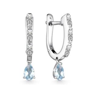 Серьги из серебра 02-3378/00ТБ-00