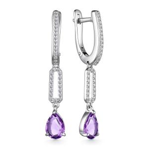 Серьги из серебра 02-348600АМ-00