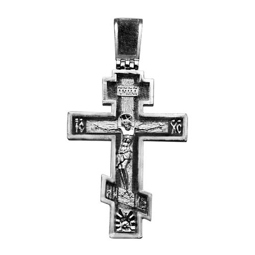 Крест из серебра 145-3363КЛ